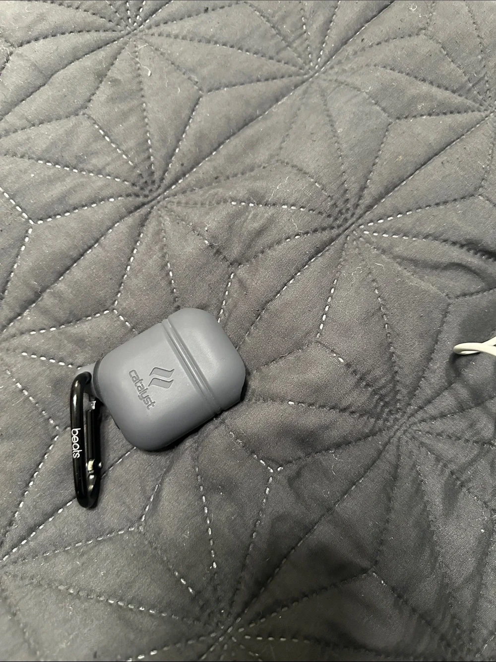 Black & Gray Protective Case for True Wireless Earbuds AirPods